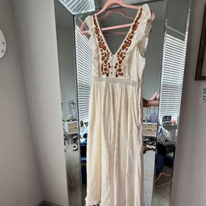 Anthropologie Lace Maxi Size M